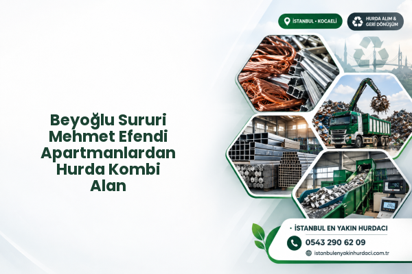 Beyoğlu Sururi Mehmet Efendi Apartmanlardan Hurda Kombi Alan