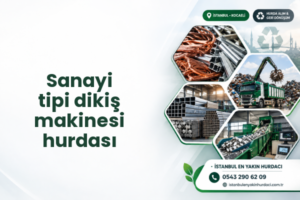 Sanayi tipi dikiş makinesi hurdası